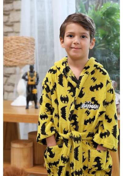 Özdilek Batman Dark/sarı Free Bornoz Seti 9-10 Sarı