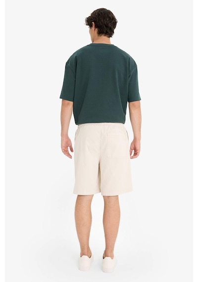 DeFacto Baggy Fit Beli Bağcıklı Bermuda Şort E1047AX25SMGR492
