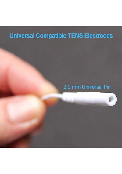 TıpTeknikMarket 10 Paket, 40 Adet Tens Elektrod Pedi 5x5 cm Extra Güçlendirilmiş Dayanıklı Köpük Yüzey