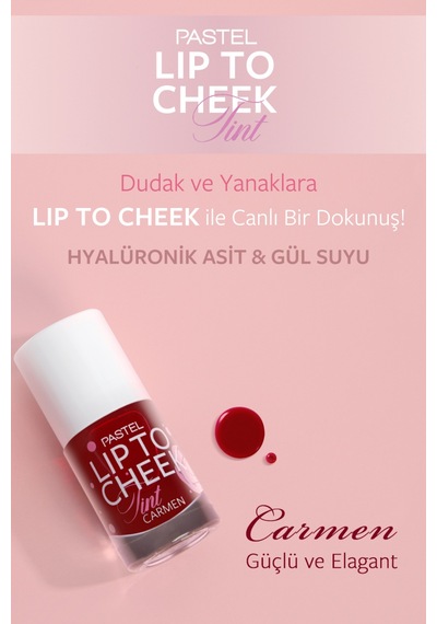 Pastel Lip To Cheek Tint Allık Ruj Carmen 01 + Lolita 02 2'li