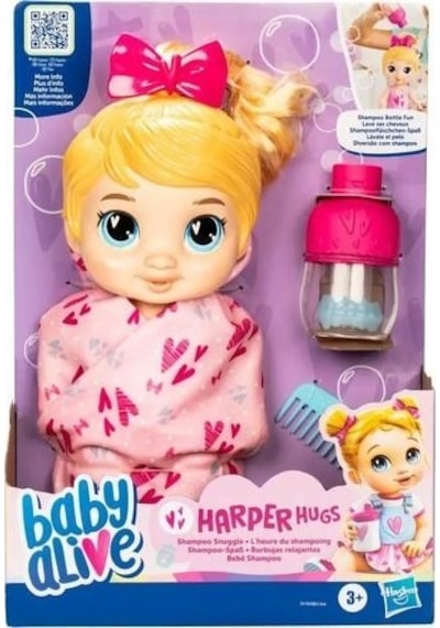 Baby Alive Bebeğimle Şampuan Eğlencesi F8853 F9119 Lisanslı Ürün