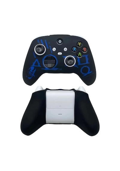 Xbox Series S/seris X 9.nesil Uyumlu Desenli Oyuncu Kolu Silikon Kılıf +analog Silikon Gow Ragnarok