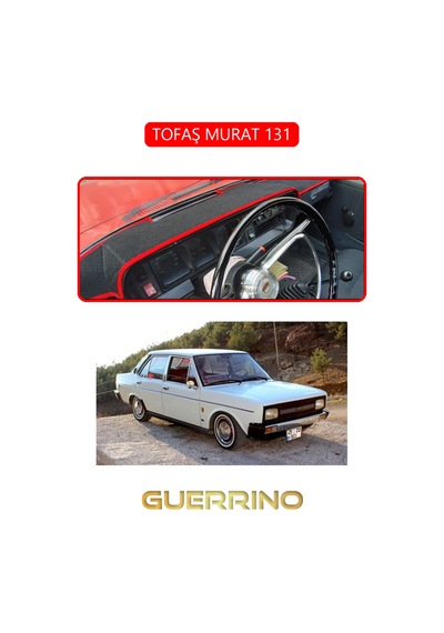 Tofaş Murat 131torpido Koruma Halısı Kırmızı Kenar