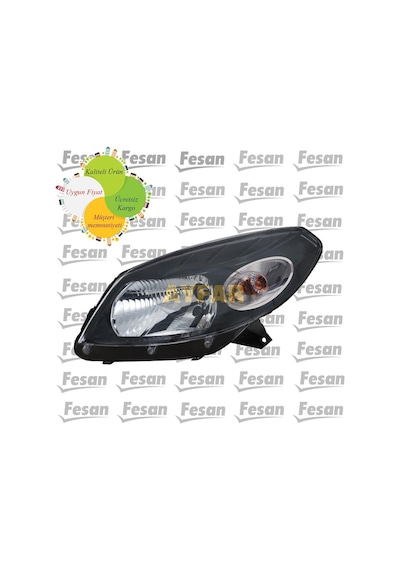 Ayfar Dacia Sandero Sağ Ön Far 20112013 N11.202