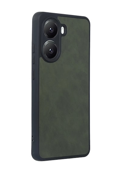 Xiaomi Poco X7 Pro Uyumlu Kılıf Aras Deri Kapak - Koyu Yeşil