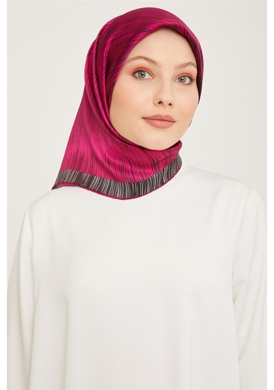 Armine Twill İpek Eşarp 23ka9005 01 - Turuncu
