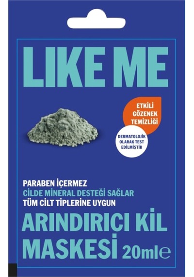 Like Me Arındırıcı Kil Maskesi 20 Ml