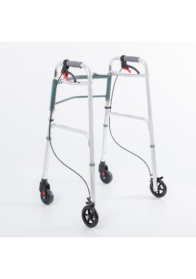 Comfort Tage Frenli Yürüteç 4 Tekerlekli Katlanır Walker Hasta Yürüteci A-1022 Walker