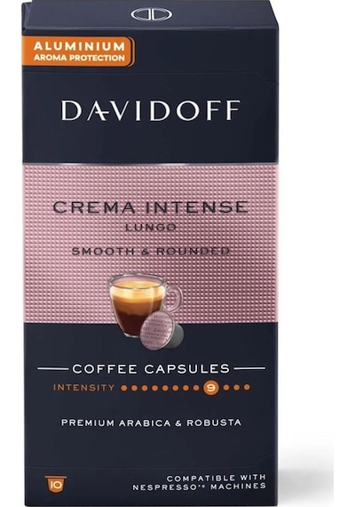 Davidoff Crema Intense Lungo Smooth & Rounded Kapsül Kahve 2 x 10'lu