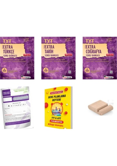Tyt Extra Türkçe Tarih Coğrafya Eşit Ağırlık Soru Bankası Seti+planlama Defteri