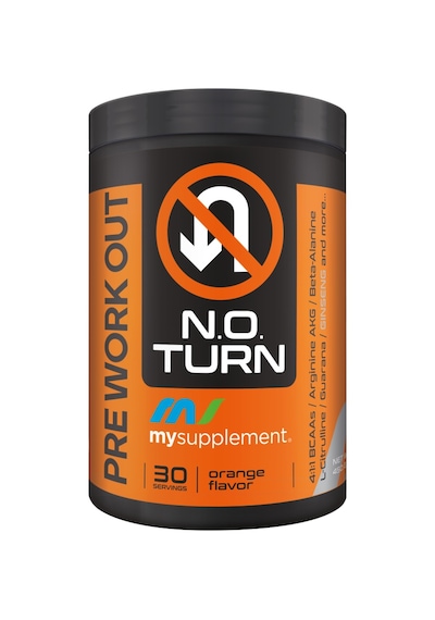 Mysupplement Preworkout N.O.Turn 450g Portakal