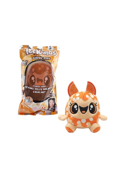 Ice Pops Icekimos Sürpriz Mini Peluş Kutup Hayvanı Turuncu
