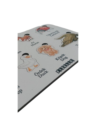 Hayvanlar Bul Tak Eğitici Öğretici Puzzle & Yapboz Bebek Çocuk Oyuncak