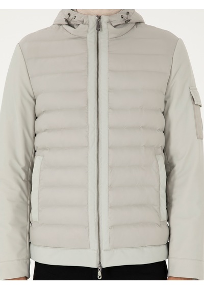 Cacharel Erkek Taş Mont 50292323-vr049 Gri