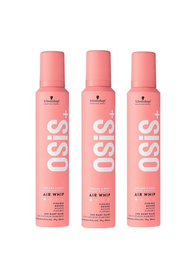 Schwarzkopf Osis+ Air Whip 200 Ml, 3'lü Paket