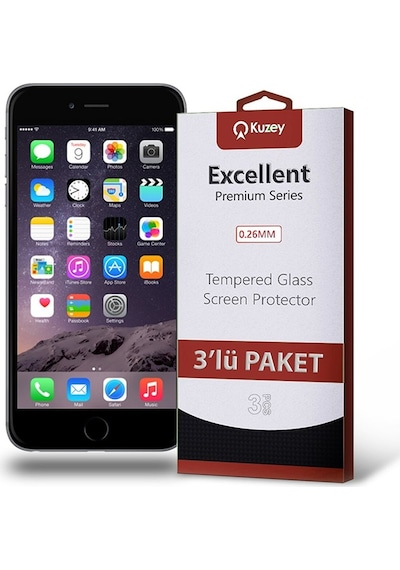 Apple Uyumlu iPhone 6 Plus Ekran Koruyucu Cam 3 Adet (532140886) 20 Tl Fark Ile Apple Uyumlu iPhone Hızlı Şarj Kablosu