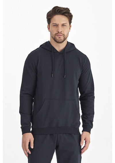 Monox Erkek Kapüşonlu Mevsimlik Sweatshirt 001 Lacivert