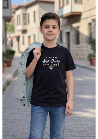 Pina Kids Erkek Çocuk Çıtçıtlı Gömlek Tişört Üst Takım Mint Yeşili