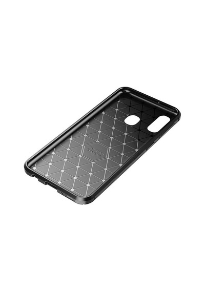 Samsung Uyumlu Galaxy A20e Kılıf Zore Negro Silikon Kapak Kahverengi
