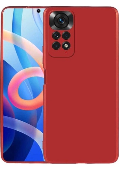 Xiaomi Redmi Note 12 Pro 4g Kılıf Zore Premier Silikon Kapak Kırmızı