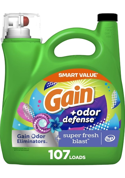 Gain +odor Defense Sıvı Çamaşır Deterjanı 107 Yıkama 4.55lt Diğer