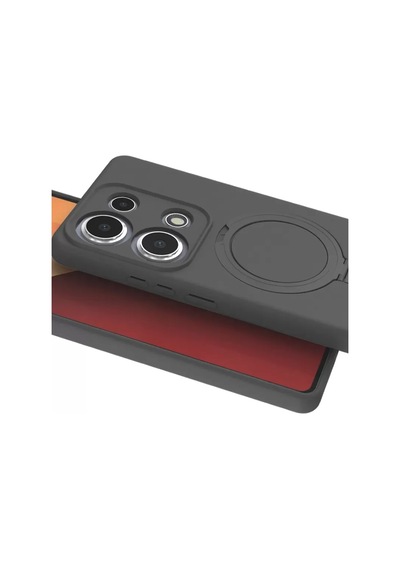 Newface Xiaomi Redmi Note 13 Pro 4g Regal Magsafe Standlı Kapak - Titan Gri