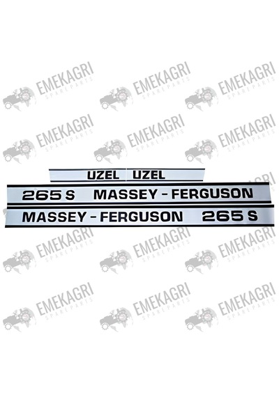 Massey Ferguson Yan Yazı Takımı Mat 265s