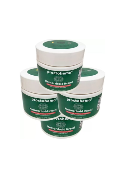 Proctohemo Hznks051 4adet 150 Ml Büyük Boy Hemor.roidin Cream Kişisel Bağsur Kremi
