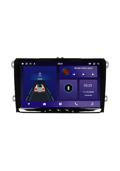 Volkswagen Golf 5/golf 6 Android Multimedya Sistemi 2004-2012 Crv-4580sx Piano Black Çerçeve 9"