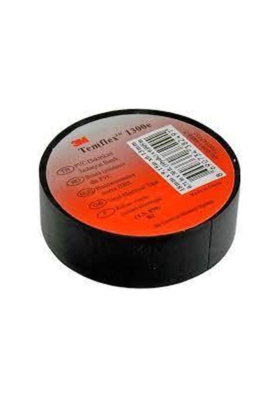 Temflex 10 Adet Izola Bant 3m Siyah 19mm