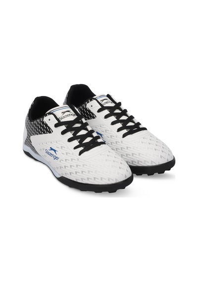 Slazenger CYCLE I Erkek Halı Saha Beyaz / Siyah Futbol Ayakkabısı