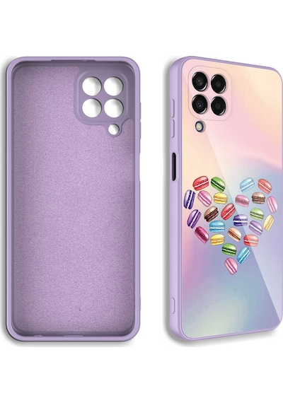 Zore Galaxy Uyumlu M33 Kılıf Kamera Korumalı Desenli Sert Silikon Epoksi Kapak - No3 No3