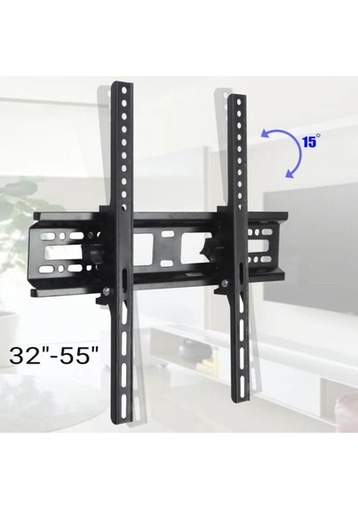 32"-55" Duvara Monte Tv Askısı, Plazma Tv'ler İçin Eğim Ayarlı