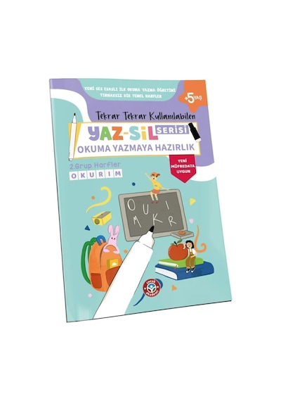 Yaz Sil Serisi Okuma Yazmaya Hazırlık Seti Yeni Müfredat