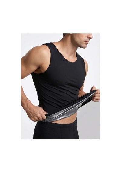 Fitformgiyim Unisex Sweet Sauna Ince Spor Termal Atlet siyah