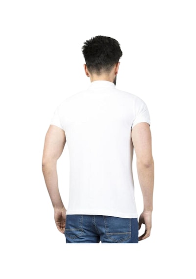 Cazador Erkek Polo Yaka Slim Fit Pike Düz Pamuklu Tişört Beyaz Cazador Erkek Polo Yaka Slim Fit Pike Düz Pamuklu Tişört Beyaz