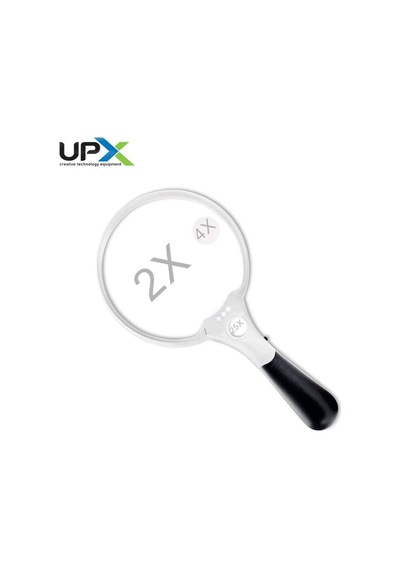 Upx 605b Led Işıklı El Tipi Büyüteç 3x 4,5x 25x Diopter