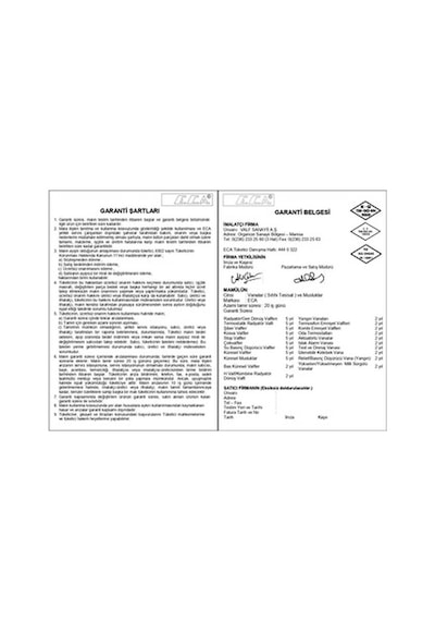 Eca 2 Inç " Şiber Valf Vana 601003024