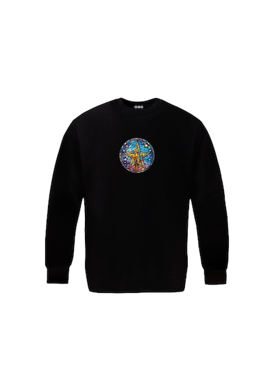 Ogc Yıldız Unisex Sweatshirt Siyah