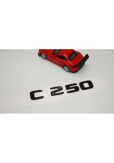 C 250 Bagaj Parlak Siyah ABS 3M 3D Yazı Logo