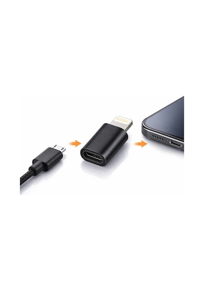 İphone 5s Uyumlu Android Micro Usb Şarj Kablosunu İphone Lightning E Çevirici Diğer