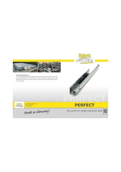 Alman Malı Reme 50 Cm Tek Açılım Frenli Mandallı Tandem Tip Çekmece Rayı Diğer