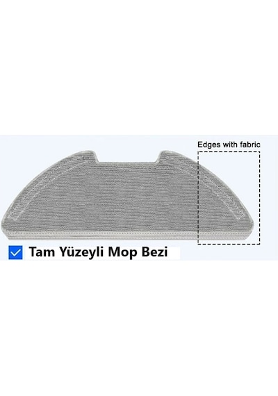Xiaomi Mi Vacuum Mop 2 Pro Mjst1s/mjst1shw Uyumlu Robot Süpürge Fırça Filtre Seti