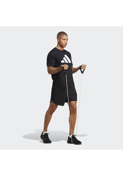 Adidas Tr-Es Fr Logo Tee Erkek Spor Tişört - Ib8273 Siyah