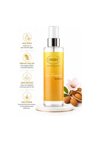 Ersağ Badem Saç Parfümü  200 ML