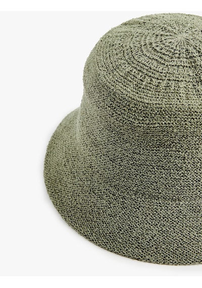 Koton Bucket Şapka Yeşil 6sak40093aa