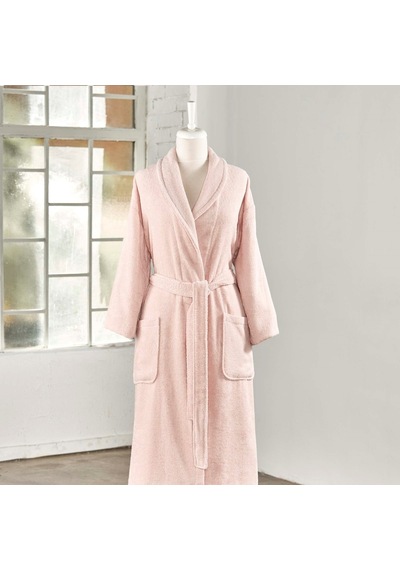 Linens Soft Pamuk Bornoz (530187491)-Pudra