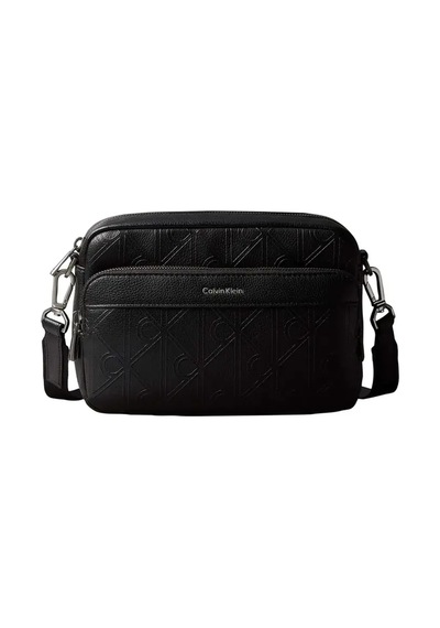 Calvin Klein Emblem Aop Deboss Ca, Ub1 Siyah Erkek Çapraz Çanta