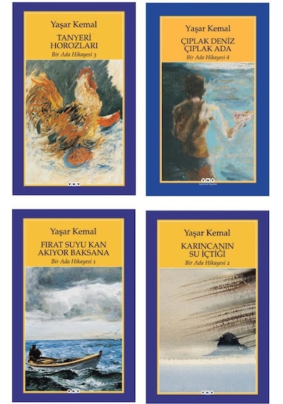Yaşar Kemal Bir Ada Hikayesi 4 Kitap Set