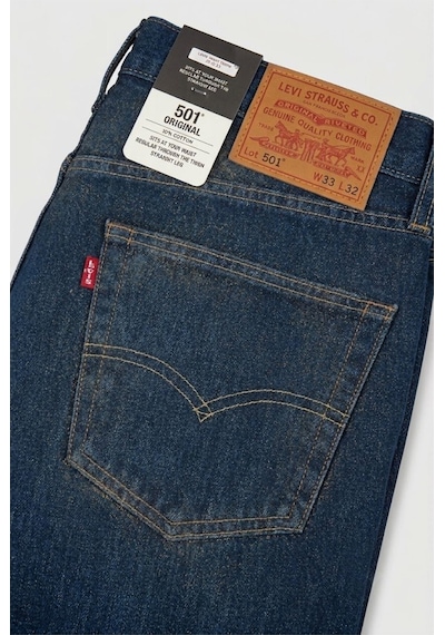 Levi's 501 Original %100 Pamuk Premium Kumaş Erkek Jean Pantolon --0032 Kot Mavi